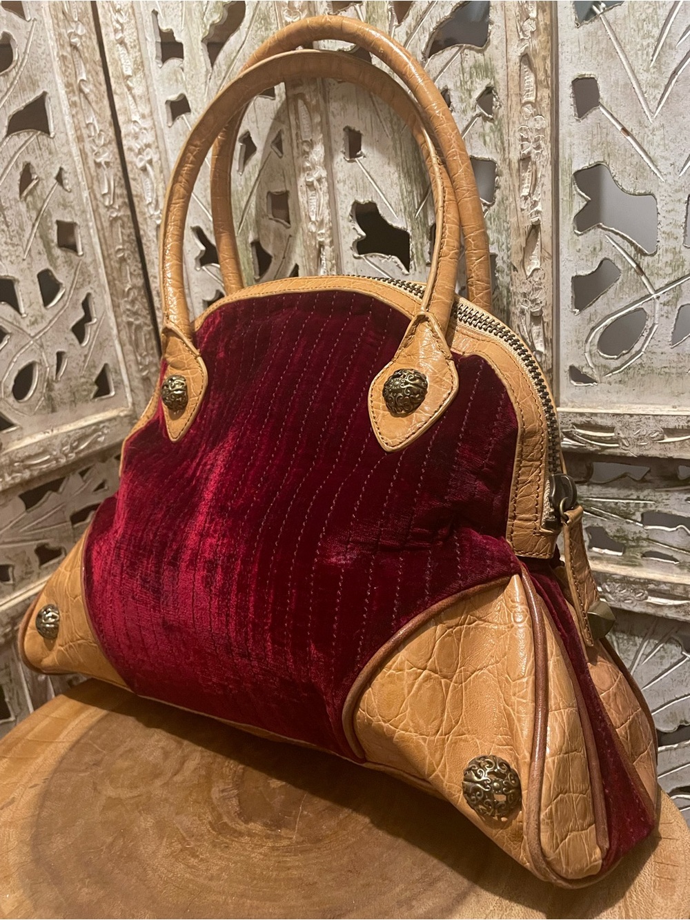 Betsey Johnson Velvet Bag